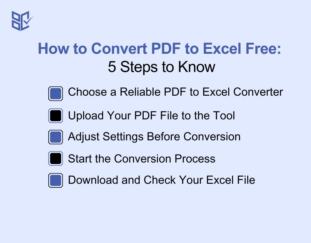 How to Convert PDF to Excel Free